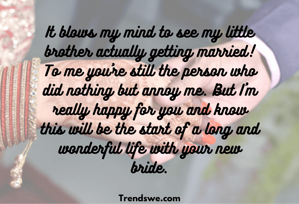 Wedding Quotes & Wishes Brothers -