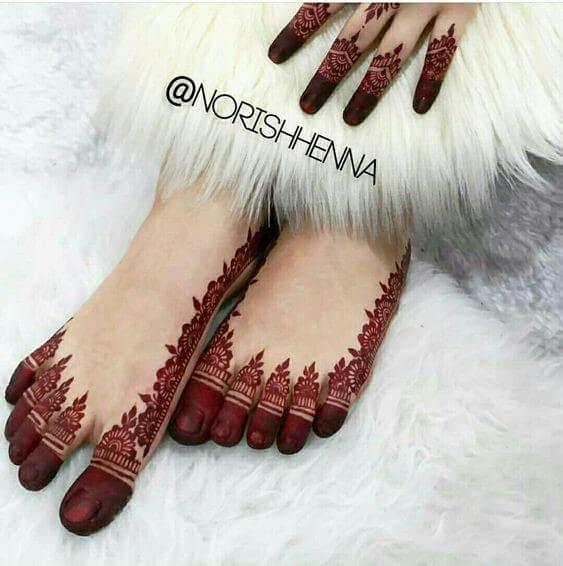Foot Mehendi Design